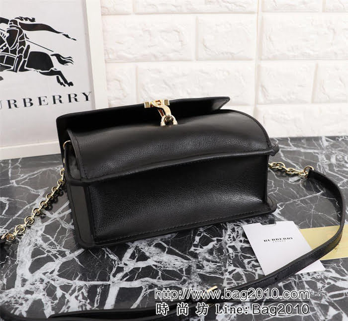 BURBERRY巴寶莉 原版 爆款郵差包 粒紋牛皮斜背包 40585841  Bhq1116